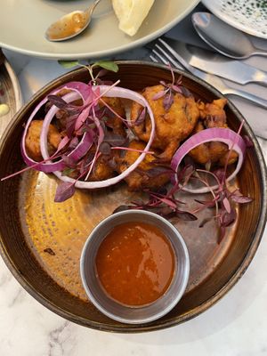   at Murphy's Pakora Bar in Glasgow