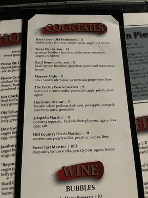 Cocktails  at Hard Count Kitchen & Cocktails in Georgetown