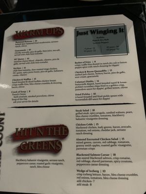 Menu  at Hard Count Kitchen & Cocktails in Georgetown