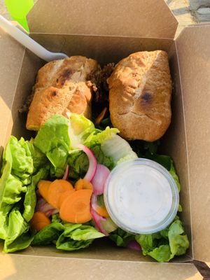 Oyster mushrooms bahn mi at The Good Plow in Carpinteria