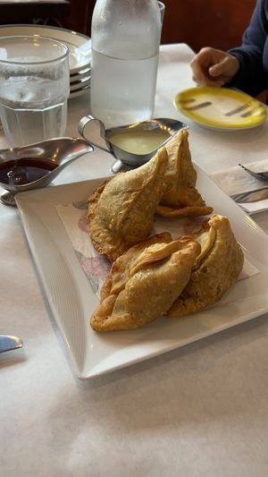 Vegetable samosas   at The Little India in Chicago