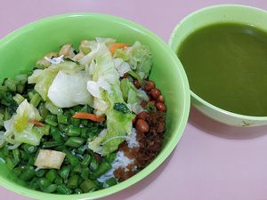 Thunder Tea rice at Wan Yuan 萬緣齋 - Jurong West in West Singapore