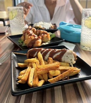 Recomiendo la banderilla ✨  at Vegan&Beer in Mexico City