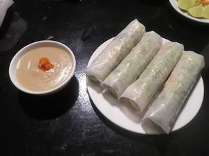 spring rolls at Diệu Pháp in Ho Chi Minh City