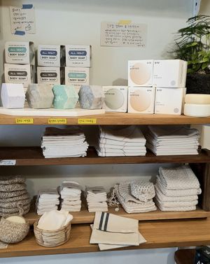 soap and shampoo bars at You Mean a Lot - 유민얼랏 in Seoul