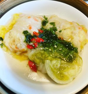 Emerald Seafood Cabbage Dumplings   at Lotus Café 蓮心食坊 - Hougang in Northeast Singapore