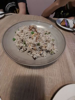 Truffle with mixed mushroom fried rice at Lotus Café 蓮心食坊 - Hougang in Northeast Singapore