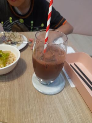 Iced choc drink at Lotus Café 蓮心食坊 - Hougang in Northeast Singapore