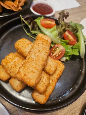 Fish fingers ~ 17/10/23 at Lotus Café 蓮心食坊 - Hougang in Northeast Singapore