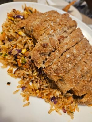 King Oyster Mushroom XO Sauce Fried Rice ~ 17/10/23 at Lotus Café 蓮心食坊 - Hougang in Northeast Singapore