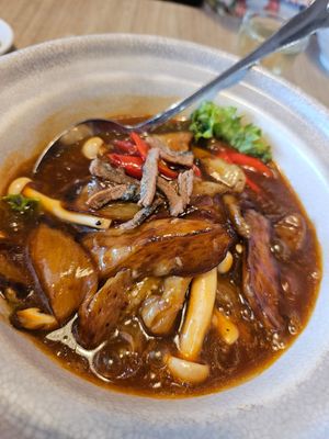Salted fish eggplant ~12/3/24 at Lotus Café 蓮心食坊 - Hougang in Northeast Singapore