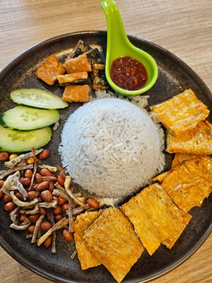 Nasi Lemak ~12/3/24 at Lotus Café 蓮心食坊 - Hougang in Northeast Singapore