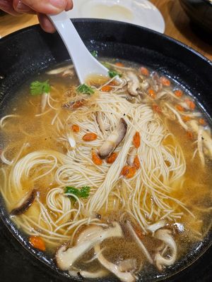 Herbal mee sua ~ 23/4/24 at Lotus Café 蓮心食坊 - Hougang in Northeast Singapore