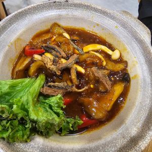 Eggplant salted fish at Lotus Café 蓮心食坊 - Hougang in Northeast Singapore