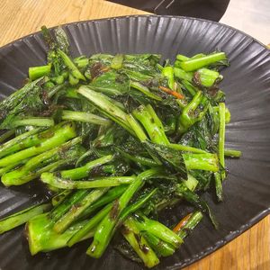 Stir fried 菜心 at Lotus Café 蓮心食坊 - Hougang in Northeast Singapore