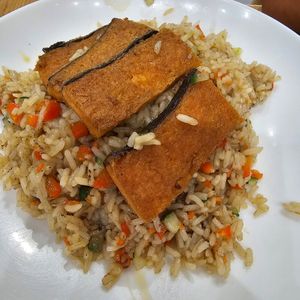 Miso fried rice at Lotus Café 蓮心食坊 - Hougang in Northeast Singapore