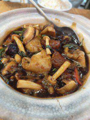 Assorted Mushroom pot ~ 25/9/24 at Lotus Café 蓮心食坊 - Hougang in Northeast Singapore