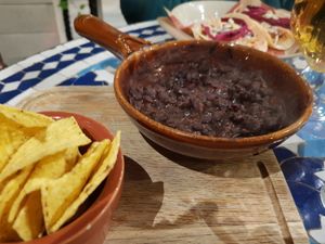 Spiced Black Beans at Revolución de Cuba in Newcastle Upon Tyne