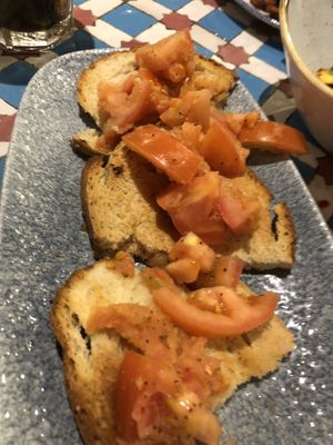 Pan con tomate £6.25  at Revolución de Cuba in Newcastle Upon Tyne