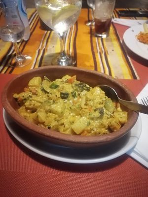 Curry Vecetables at El Mirador Boa Vista Restaurante in Boa Vista