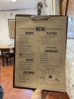 Menu Jan 2022  at Macknade in Faversham