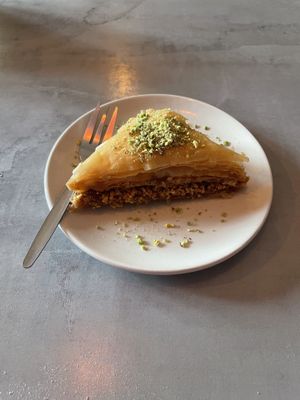 Baklava   at Talerzyki in Wroclaw