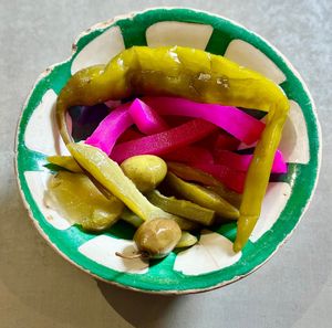 Pickle plate  at Talerzyki in Wroclaw