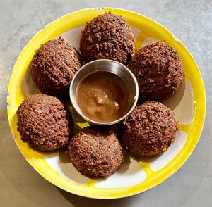 Tandoori falafels  at Talerzyki in Wroclaw