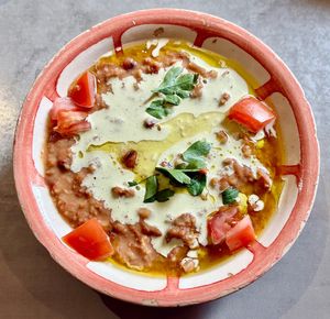 Palestinian ful at Talerzyki in Wroclaw