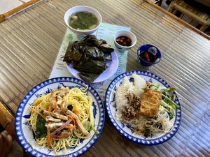 Range of cheap dishes   at Thanh Lieu in Hue