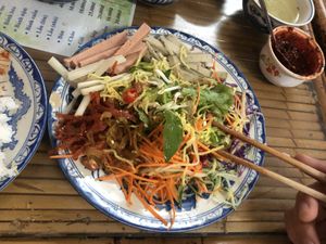 Mixed veggies  at Thanh Lieu in Hue