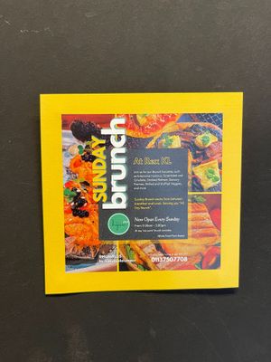 Sunday brunch poster at Hijau - 绿 in Kuala Lumpur