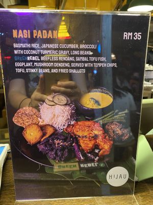Menu  at Hijau - 绿 in Kuala Lumpur