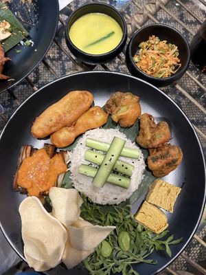 Vegan dish (can’t remember the names)  at Hijau - 绿 in Kuala Lumpur