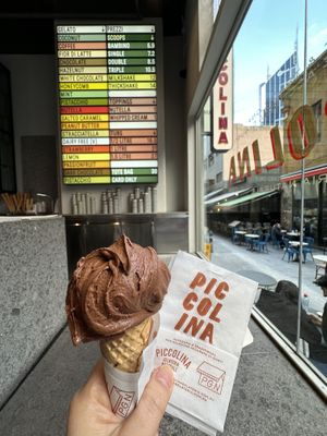   at Piccolina Gelateria in Melbourne