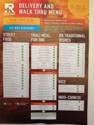 All the food is on display. Very clean. Helpful staff. 💚 at RK Dining in Preston