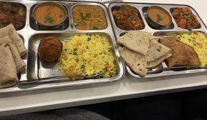 Thali dish is just £7  at RK Dining in Preston