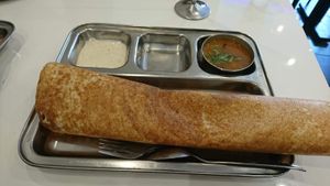 Chana dosa at RK Dining in Preston