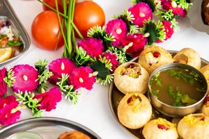 'Pani Puri' at RK Dining in Preston