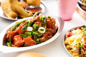 'Chilli Paneer' at RK Dining in Preston