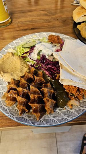 Mixed plate  at Köstlich Vegan in Tubingen