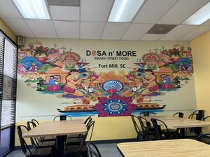 Decor  at Dosas ‘n More in Fort Mill