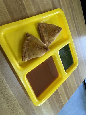 Samosas  at Dosas ‘n More in Fort Mill