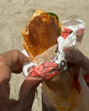 Vegan panino   at Foodda in Cefalu