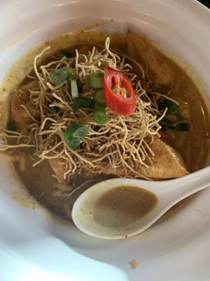 Yellow curry noodles  at My Thai in Leeds