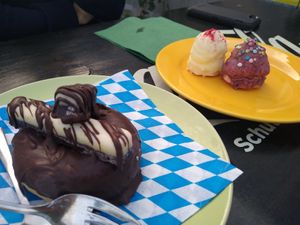Donut and lupikuss at Lupikuss in Wiesloch