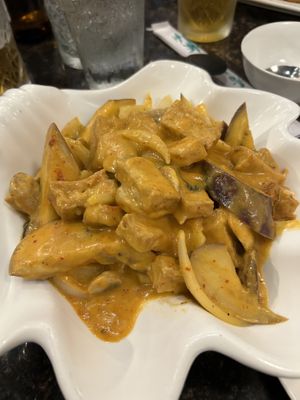 Red curry   at Mulan Bistro in Collierville