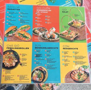 Menü  at An - Authentic Vietnamese Cuisine in Frankfurt