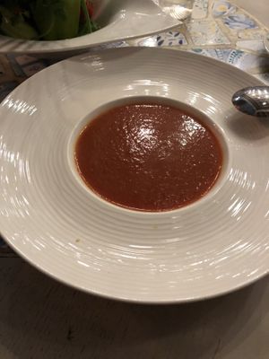 Tomato soup  at Art Club in Baku