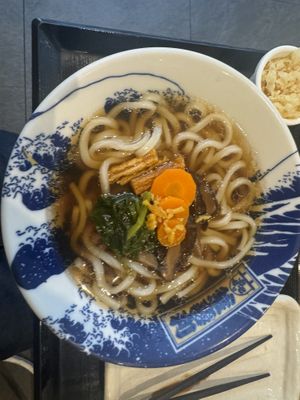 Udon  at Kamakiri Hakata Udon in Paris